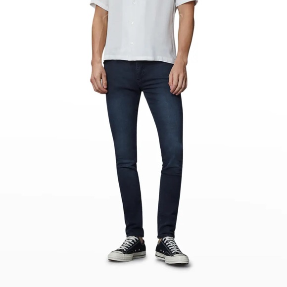 DL1961 Hunter Skinny Presage Men's Deep Indigo Skinny Jeans Soft Material28x32